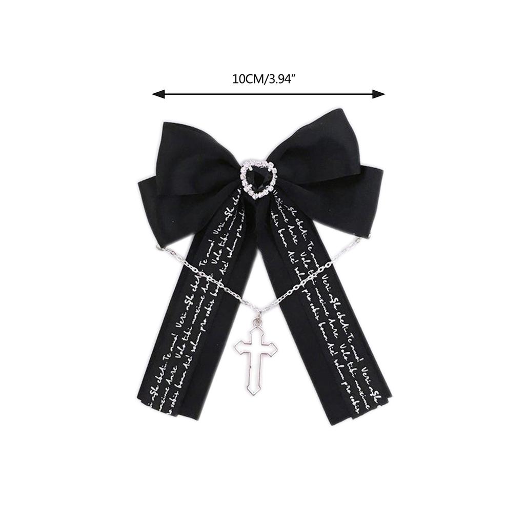 Girls Lolita Hair Clip Bow Sweet Glinting Cute Hair Duckbill Clip Lace Headwear Hair Accessories for Women Girls