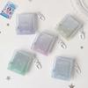32 Clear Pockets Mini Photo Album Shining Star Keychain Kpop Card Binder Cute Photo Storage Album