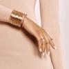 Naturalne sztuczne paznokcie manicure + klej Nude Nails KAN01 Kiss 28 szt