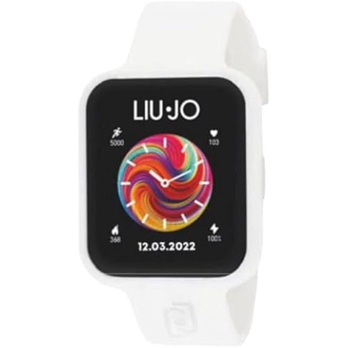 Montre Smartwatch Voice - Liu Jo - SWLJ129 - Caoutchouc Blanc - 1,83" Écran Tactile - IP67