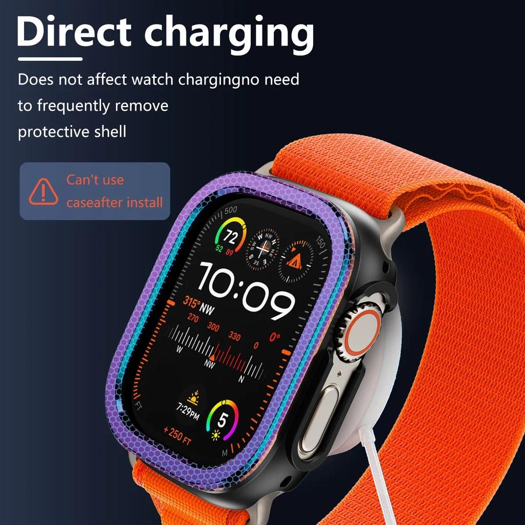 Lega di Alluminio Metallo + Custodia in TPU Per Apple Watch Ultra 1/2/3 49mm Telaio Paraurti Scocca Protettiva per Apple Watch Serie 11 10 9 8 7 6 5 46mm 42 45 41mm