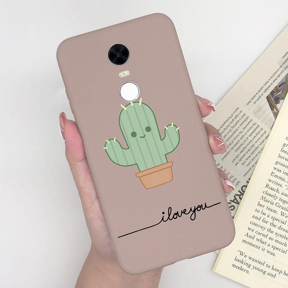 Cute Cartoon Case For Xiaomi Redmi 5 Plus Case Soft Painted Matte Silicone Back Cover For Redmi5 Plus Redmi 5+ Phone Cases Funda