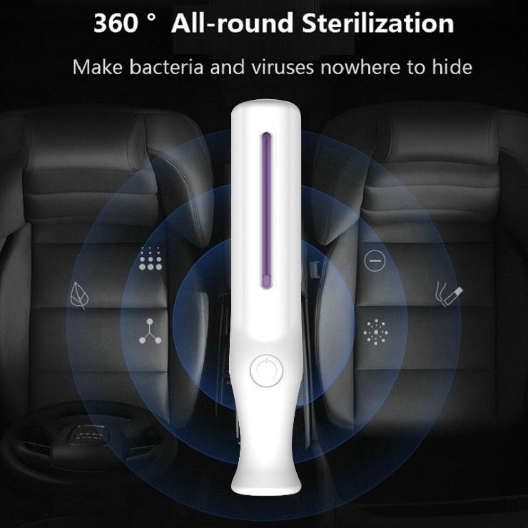 5W Tragbare UV-Bakterienlampe Tierdesinfektion Ozon-Sterilisator Licht Zuhause Milbenabtötung Sterilisation Ultraviolette Röhrenlampe 35 * 178mm