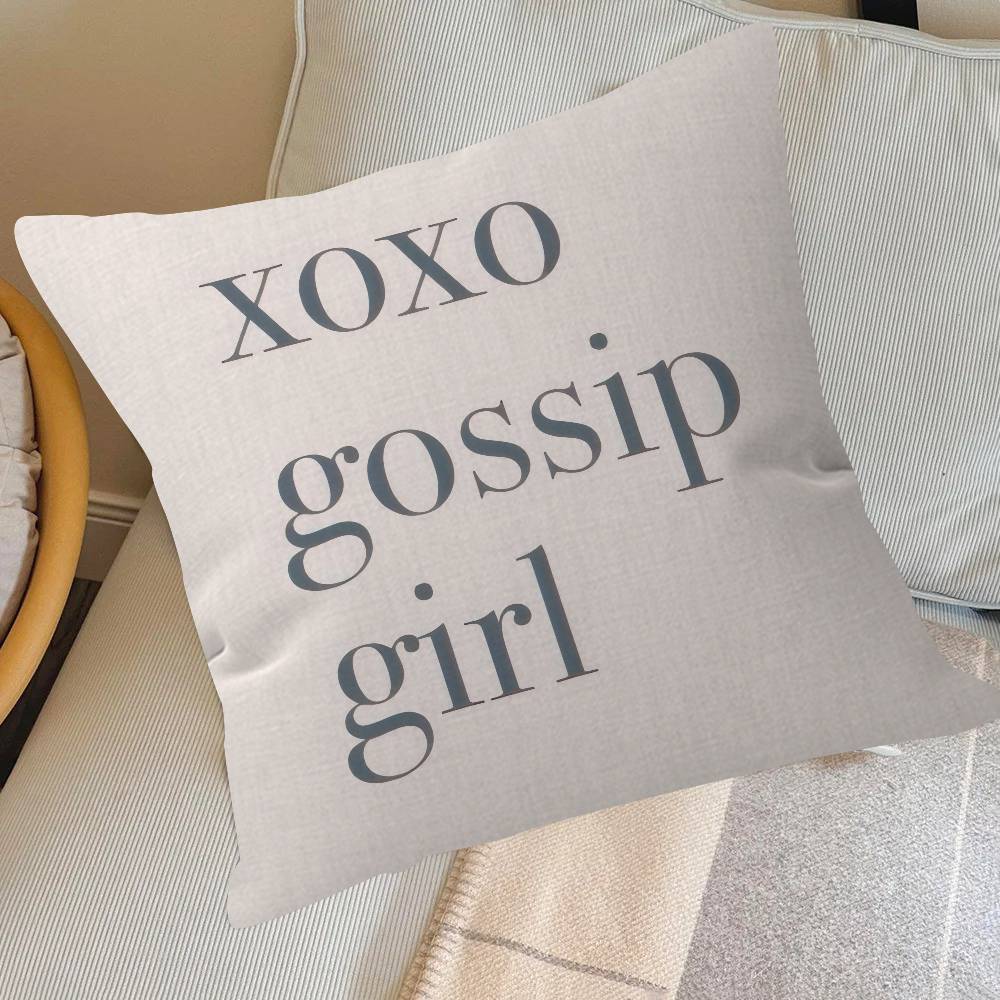 Pillowcases Home Bedding Decorative Pillow Cover Wedding Super Soft Pillow Case Movie G-Gossip G-Girl Logo