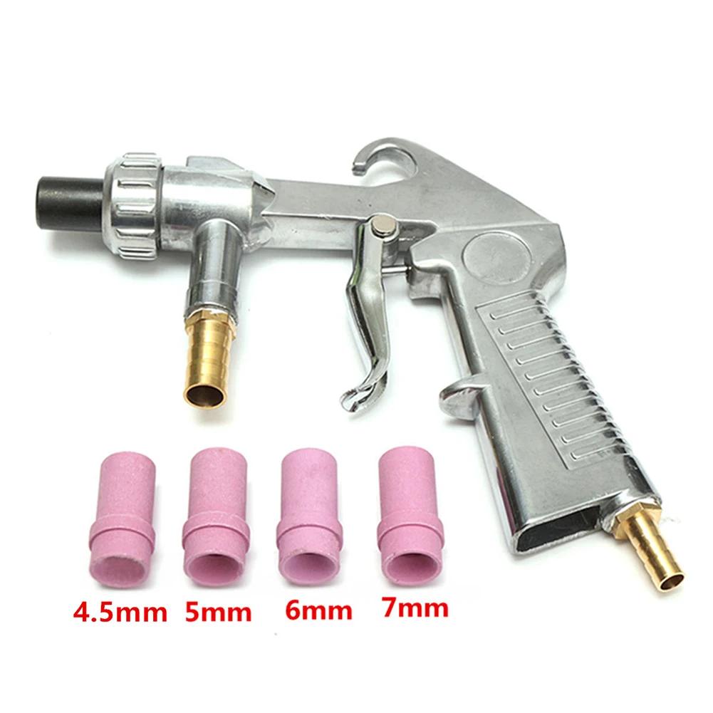Multi-use Sandblaster Feed Blast Air Siphon Sand Blasting Abrasive Tool Ceramic Nozzles Tips Kit Power Tools Sprayer
