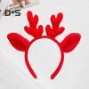 Christmas Antler Hairband Elastic Anti-slip Plush Fit for All Ages Christmas Hair Accessories Holiday Party Decoration Costume Festive Halloween