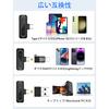 LolyyDens Lapel Wireless Microphone Dual Use iPhone iPad Android PC Instant Pairing Noise Reduction 7H 360° Pickup Clip Vlogging Streaming TikTok