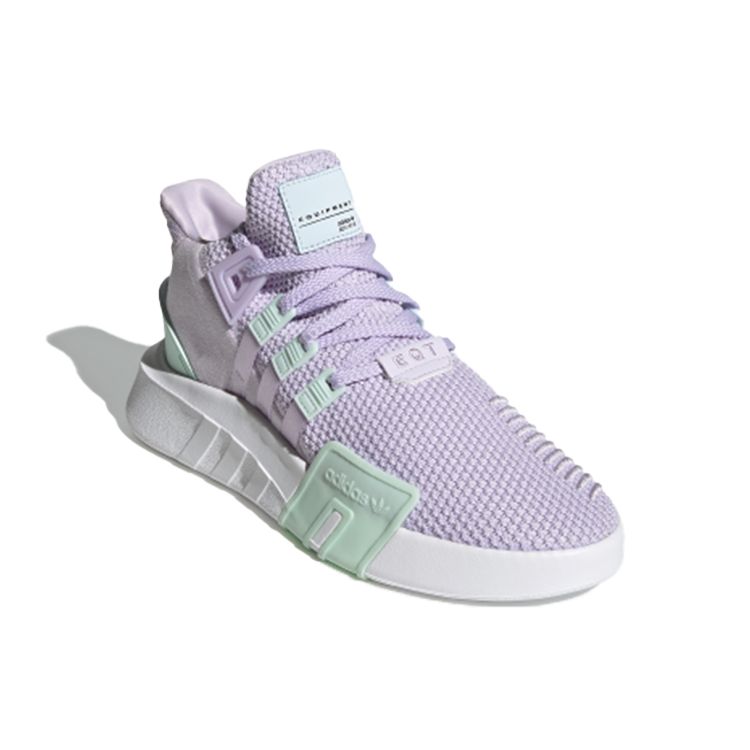 Adidas Originals Eqt Bask Adv Fabric Sports Comfortable Durable Breathable Mid-Top Lifestyle Casual Shoes Women Casual Shoes Purple FZ0216