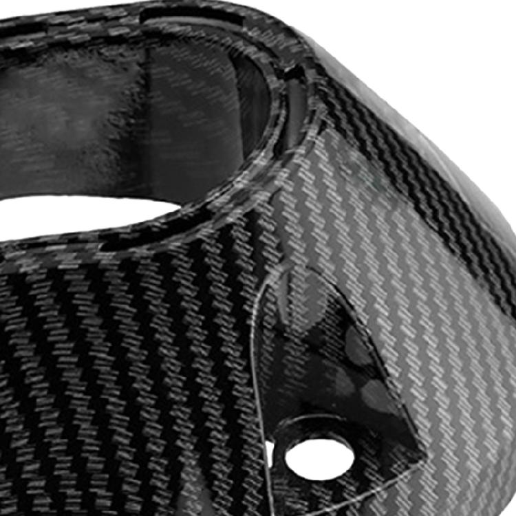 Universal Motorcycle Tailpipe Exhaust Port Guard Fit for CLICK160 Models ABS Construction Enhanced Safety Carbon Texture