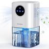 B221 Smart Home Dehumidifier 1.7L Large Capacity Dehumidifier Bathroom Basement Timing Dehumidifier with Colored Lights