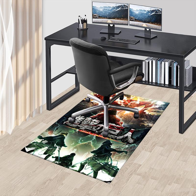 Attack Titans Carpet For Playroom Bedroom Living Room Sofa Home Decorkids Game Area Rug Nonslip Floor Mat