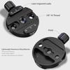Haoge Combo Boss Adapter with CP-58 58 mm Arca-Swiss Compatible Quick Release Clamp for Manfrotto Tripod Ball Head Clamp Replacement