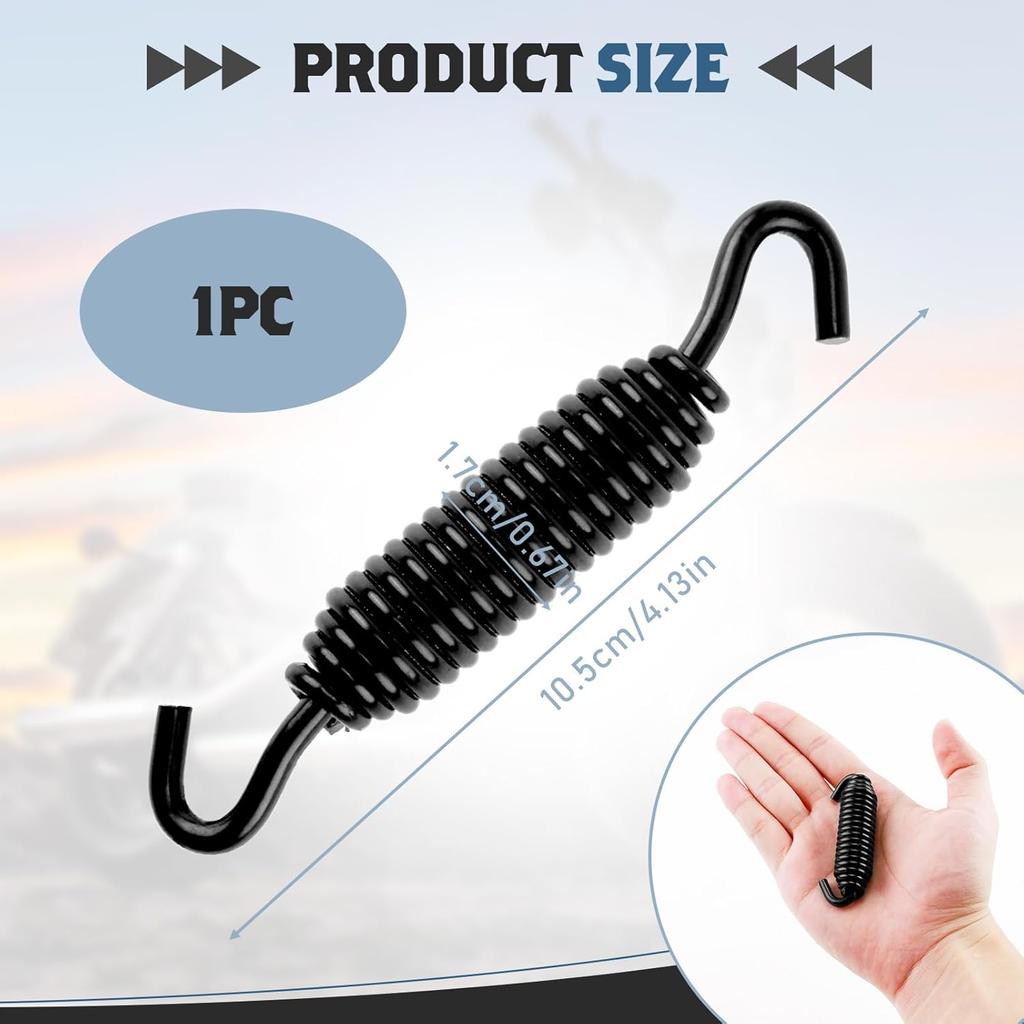 Jiffy Stand Spring, Motorcycle Parts OEM 49725-07 Replacement, High-Carbon Steel Motorcycle Kickstand Spring Compatible With Road Glide, Street