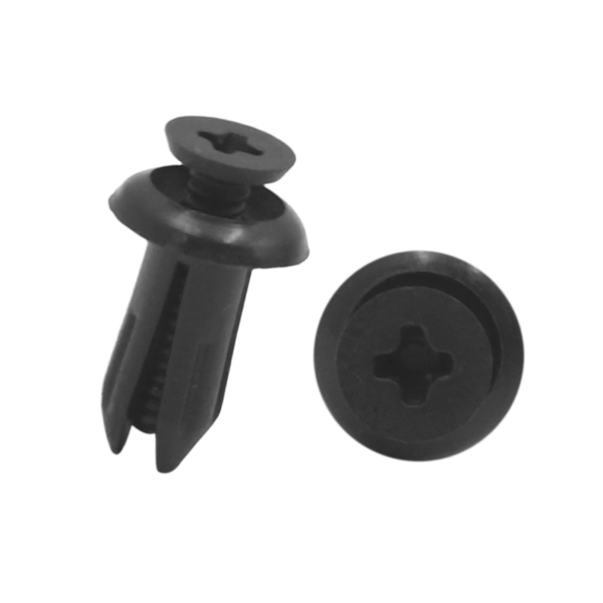 

ACROPIX 20pcs Car Rivet Splash Guard Fender Fastener Clip Universal 5mm Hole Diameter Black чёрный