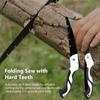 8 Inch Folding Saw with Hard Teeth Ergonomic Handles Extra Long Blade Hand Saw Wood Cutting Saw