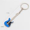 Musical Elements Guitar Keychain Zinc Zinc Zinc Alloy Music Lovers Gift Car Key Ring  For Man Women