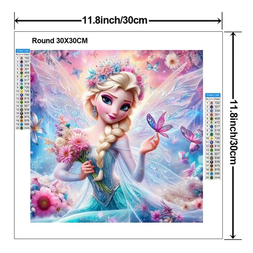 Princess Elsa Anna Diamond Painting New Full Diamond Frozen Series Bedroom Decoration Diamond Embroidery Material Pack