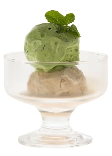 

Toyo Sasaki Glass 33031 Ice Cream Glass, 8.5 fl oz (240 ml), Pulace Parlor, Made in Japan, Dishwasher Safe