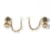 Bohemian Ethnic Tassel Earrings for Women , Retro Chic Light Fashion Stud Earrings , Titanium Alloy