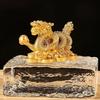 Chinese Auspicious Money Dragon Statuette  Resin Sculpture Feng Shui Decoration Home Living Room Bedroom Office Figurines