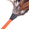 Feather Fur Brush Duster Dust Cleaning Tool Plastic Hooked Handle 45Cm