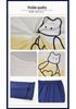 Women's Cute Simple Style Long Sleeve & Pants Imitation Cotton Pajama Set for Spring and Autumn