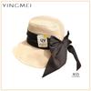 UV sunscreen visor children summer outing versatile eaves bow bucket hat casual sun hat tide