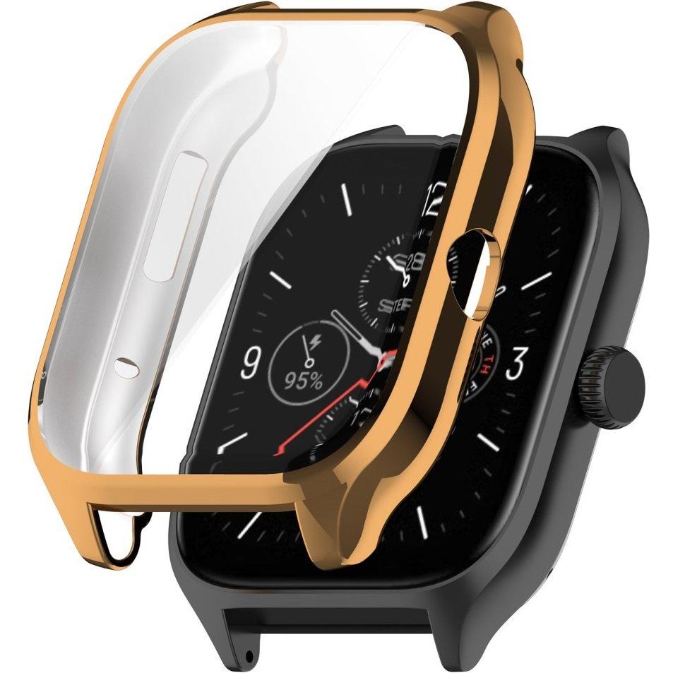 2in1 Case with Screen Protector for Amazfit GTS 4, Gold