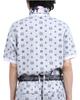 Golf Monogram Jacquard Polo Shirt Unisex Golf Wear Short Sleeve Summer Clothing 262GG1202 White XL [Gatcha] Men's