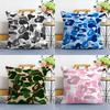 Luxury Camouflage Style Pillow Case Plush Fabric Soft Double Sided Print Sofa Cushion Cover Throw Pillow Covers