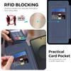 Magnetic Close Leather Flip Cover Case for Samsung Galaxy S25 Ultra S24 S23 S22 Ultra FE Wireless Charging 360 Rotating Bracket