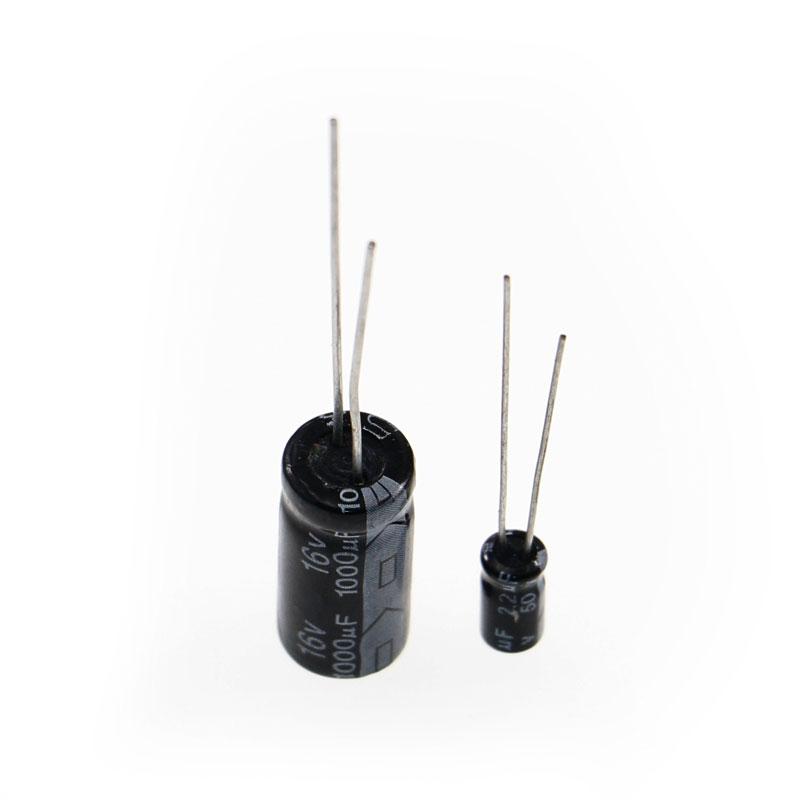 500PCS Electrolytic Capacitor Assortment Box Kit 0.1UF-1000UF 16V-50V 24 Values