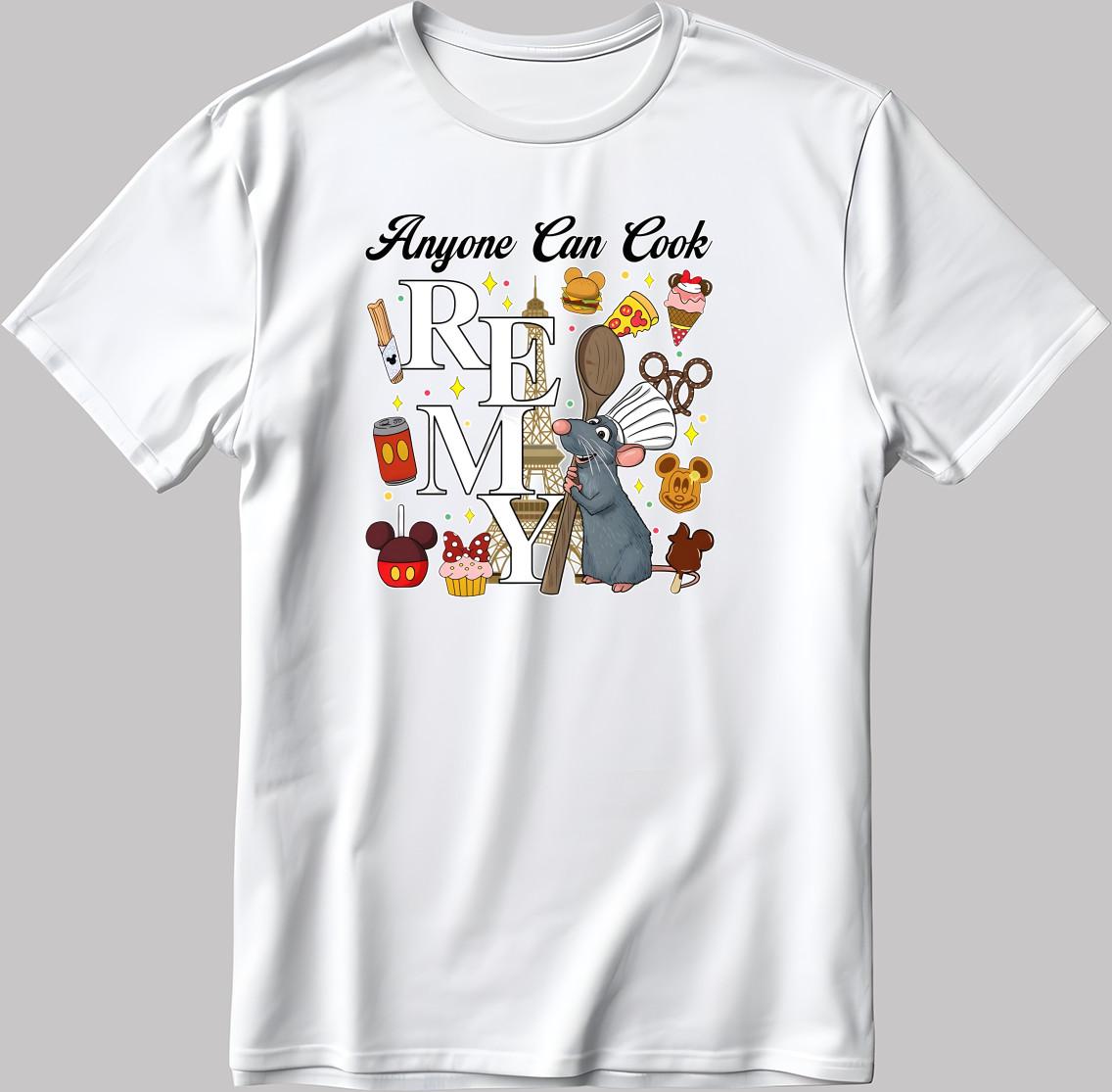 Disney Pixar Ratatouille Chef Remy S. Sleeve Men s / Women s T Shirt V06 S