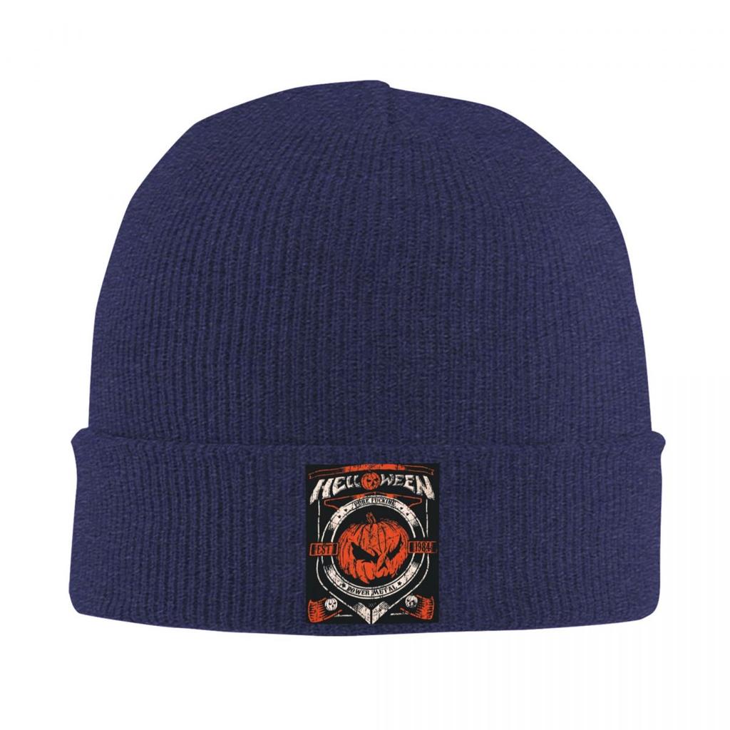 Helloween Rock Band Warm Knitted Cap Winter Knit Bonnet Hat Skullies Beanies Hip Hop Caps for Unisex