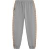 Li Ning Comfortable Casual Simple Lace-Up Fleece Lined Knitted Sports Pants Men Bottoms Gray AKLTA03-2