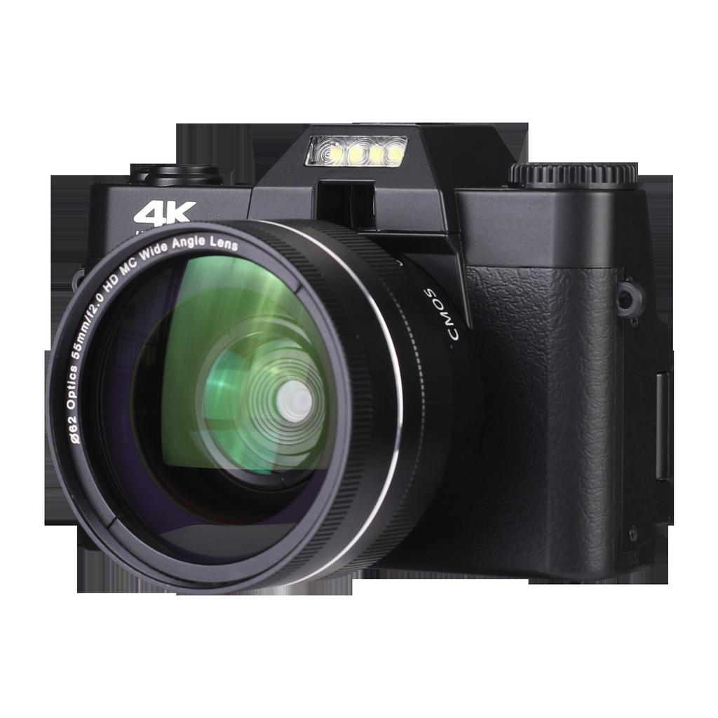 4k Hd Professional Digital Camera Camcorder Wifi Webcam Wide Angle 16x Digital Zoom 48mp Pography 3 Inch Flip Screen Recorder