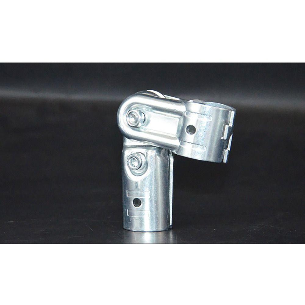 1Pcs Round Pipe Joint Carbon Steel Galvanized Rod Support Rack Tube Connector  Furniture Hardware