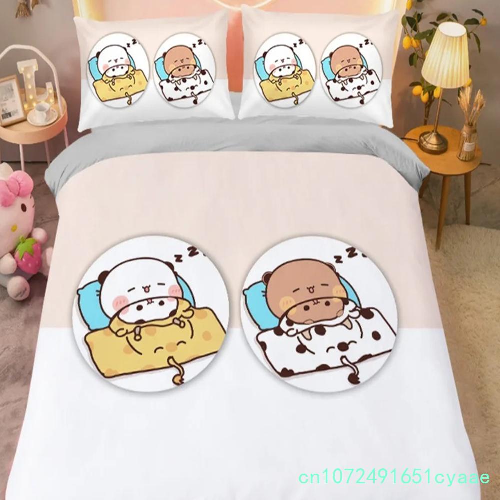 Kawaii Bubu And Dudu Bedding Sets For Children And Adults Lovely Children's Duvet Cover Comforter Bed Single Twin Full King Quee