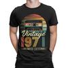 Unisex Unisex Legends 1971 T Shirts 55th Birthday Cotton Clothing Novelty Short Sleeve O Neck Tee Shirt Gift Idea TShirts