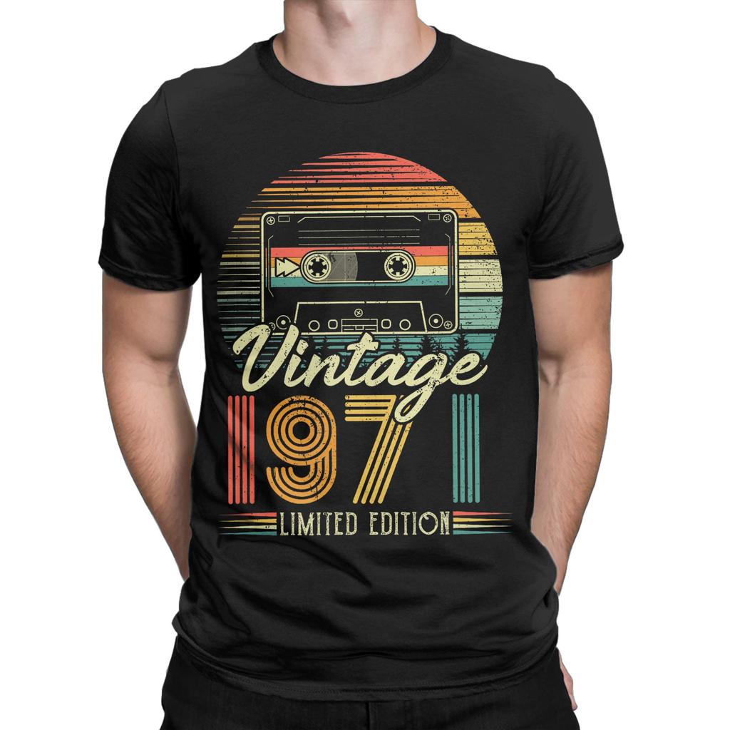 Unisex Unisex Legends 1971 T Shirts 55th Birthday Cotton Clothing Novelty Short Sleeve O Neck Tee Shirt Gift Idea TShirts