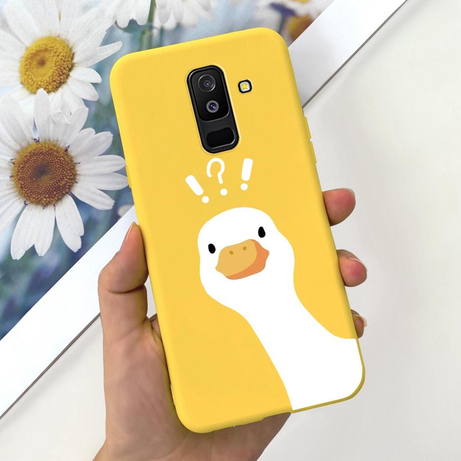 For Samsung Galaxy A6 Plus 2018 Case A605 SM-A605F Phone Cover Cute Astronaut Soft Silicone Funda For Samsung A6 2018 A600F Capa