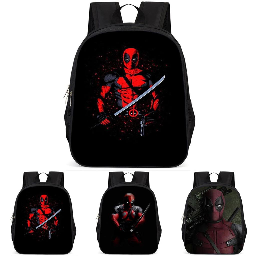 Spacious 15 Inch Deadpool Backpack For Boys And Girls With Large Capacity Design