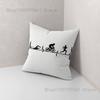 Triathlon Swim Bike Run Tri Life Pillow Case For Sofa Decor Car Office Room Printing Cushion Cover Decorations and Protector