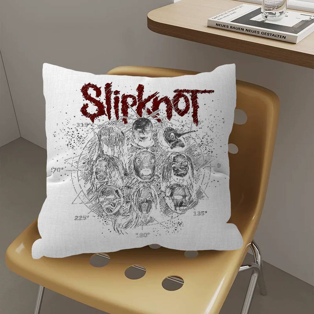 Heavy Metal Band Rap-Metal Music S-Slipknot Pillow Cover Design Cushion Cover Decor Holiday Decorati