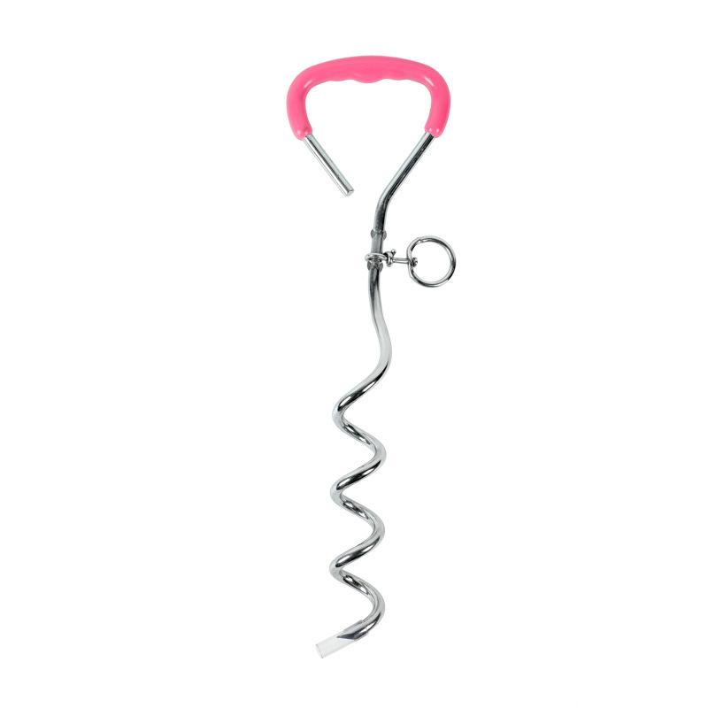 Pet leash dog leash dog pile wire rope tether dog leash ground nail outdoor pet products