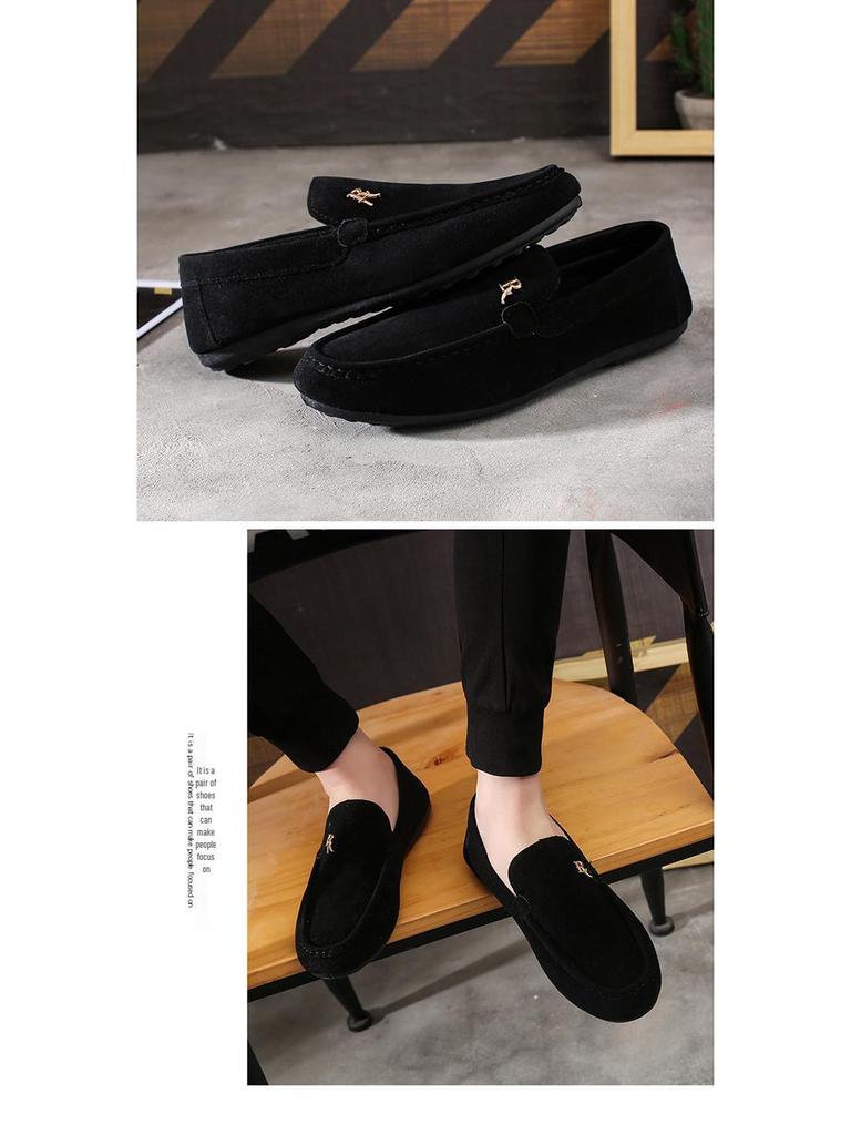 Herren Übergröße Koreanischer Stil Slipper Casual Loafer mit weicher Sohle