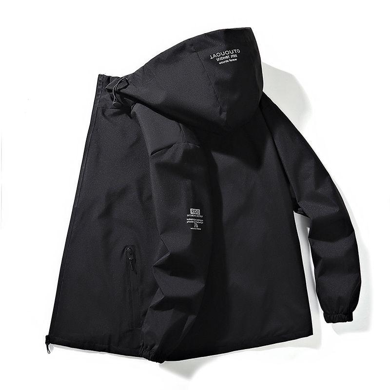 Men's Trendy Hooded Jacket for Teens - Lightweight Spring/Autumn Casual Coat