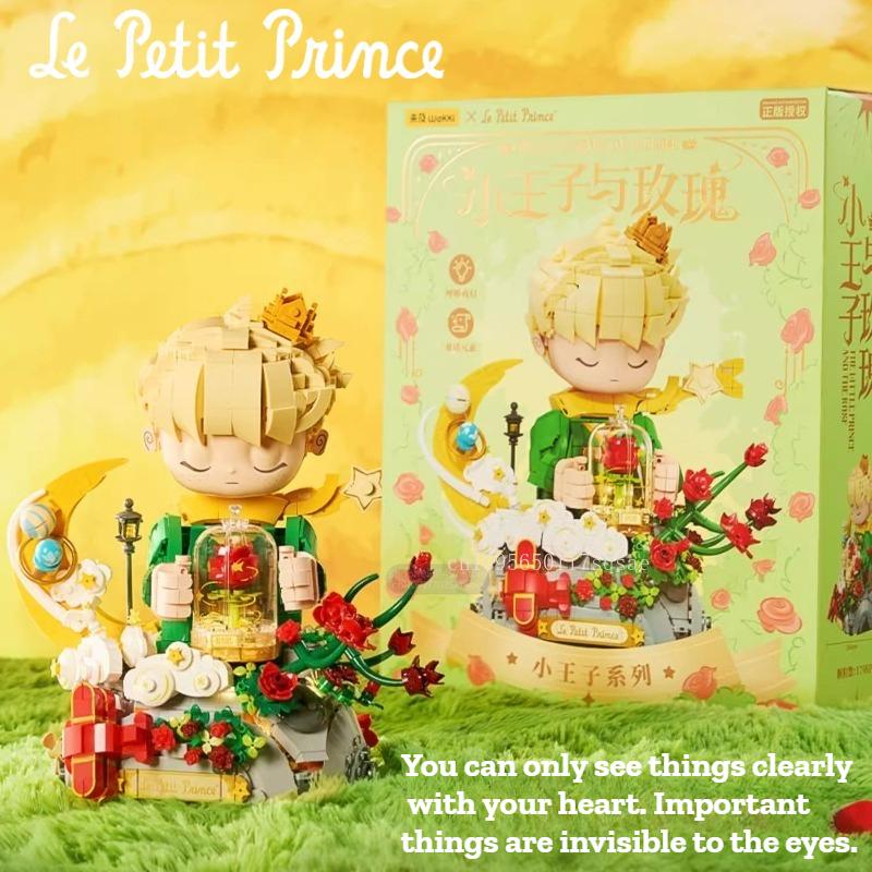 New Little Prince Series Building Blocks Anime Children'S Construction Collection Lighting Models Toys Ornaments Christmas Gifts