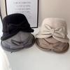 Women'S Fashion Knit Fabric Fisherman Hat, Lightweight Fall & Winter Warm Basin Cap, Hand Wash Only, Elegant Mother'S Hat