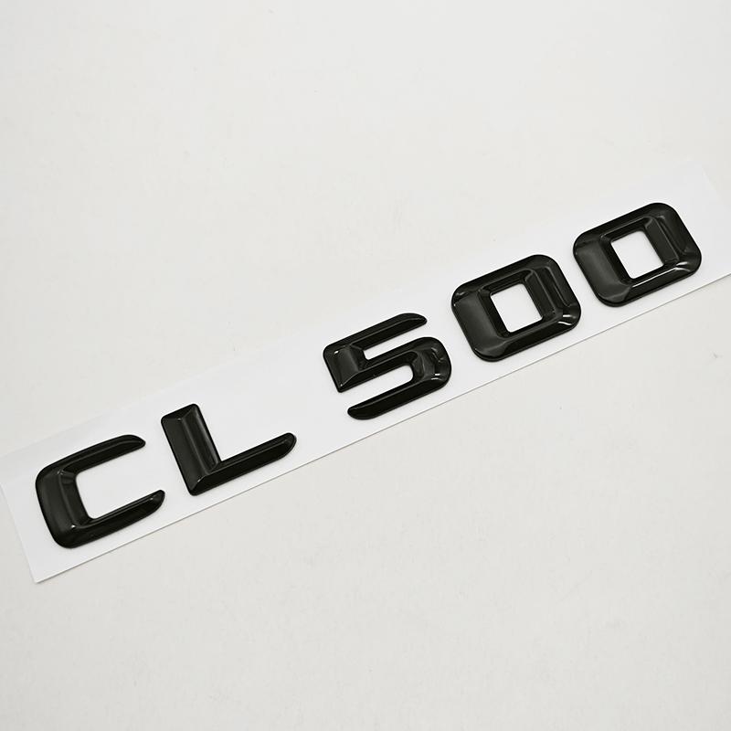 

3D ABS Car Letters Logo CL500 CL550 CL600 Badge Rear Trunk Sticker For Mercedes Benz CL500 CL550 CL600 C215 C216 Accessories